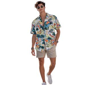 Vintage Miami South Beach Spring Break Bachelor Party Shirt Rayon Short Sleeve M